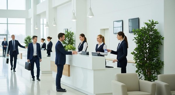 Accueil des visiteurs en entreprise avec hôtesses et hôtes d'accueil : un atout pour votre image professionnelle
